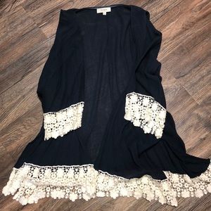 Umgee navy/cream M/L kimono EUC